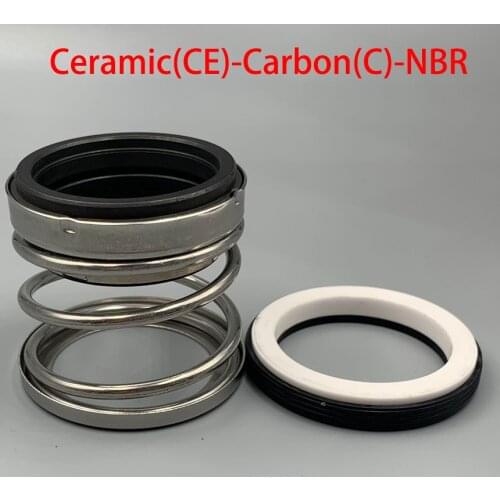 BIA-22 BIA-24 BIA-25 BIA-28 BIA-30 BIA-32 Ceramic-Carbon-NBR Water Pump Single Coil Spring End Bellows Shaft Mechanical Seal