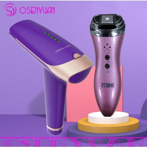 High Intensity Focused Ultrasound Skin Rejuvenation Face Care Device With Lescolton Photoepilator IPL Laser Hair Removal Machine