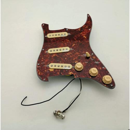 Wilkinson Alnico 5 Pickups WVS Single coil Pickups Guitar Pickguard Wiring Suitable for Str Guitar