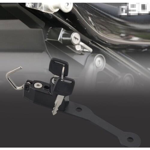 Motorcycle Helmet Lock w/ key Bike Helmet Lock Hanging Helmet Lock Hook For Yamaha MT-09/FZ-09 14-19, FJ-09 14-17, XSR900 15-16