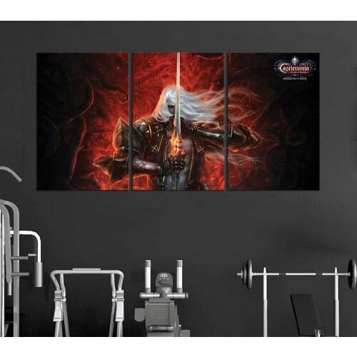 Castlevania Mirror of Fate Game Poster Artwork Canvas Wall Art Painting for Living Room Wall Decor