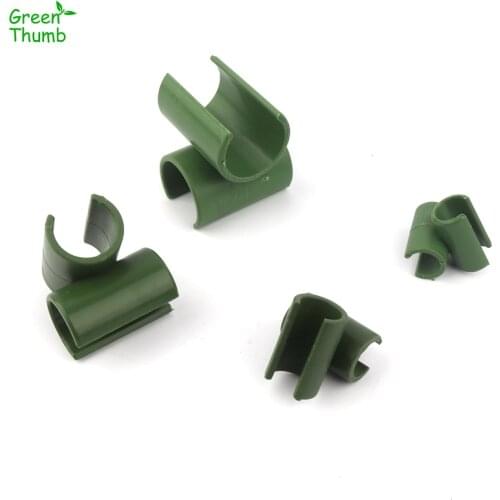 10pcs Cross-Type Greenhouse Film Buckles 8/11/16/20mm Plastic Fastener Sunshade Net Fixed Clamp for Home Garden Adapters