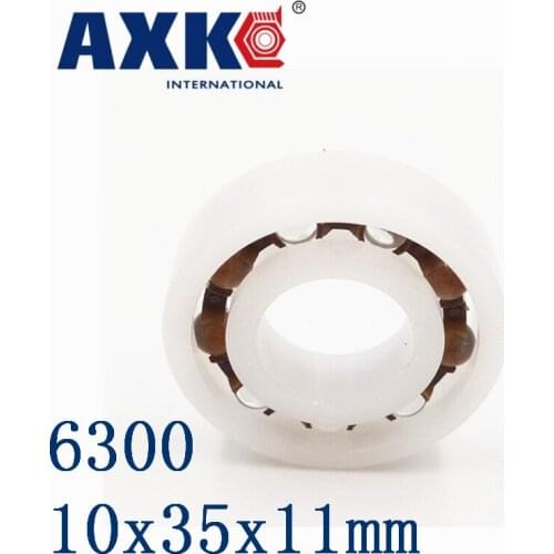 2019 Time-limited Rolamentos Thrust Bearing Axk 6300 Pom (10pcs) Plastic Ball Bearings 10x35x11mm Glass Balls 10mm/35mm/11mm