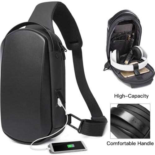 2021New Anti-theft Multifunction Crossbody Bag Shoulder Messenger Bags Male Waterproof Short Trip Chest Bag Pack for Men