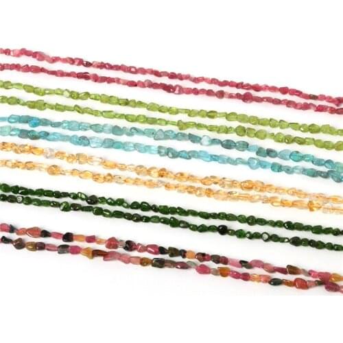 5-8mm 38cm/str Natural Stone Beads Crystal Lregular Gravel Beads Bracelet For Jewelry Making DIY
