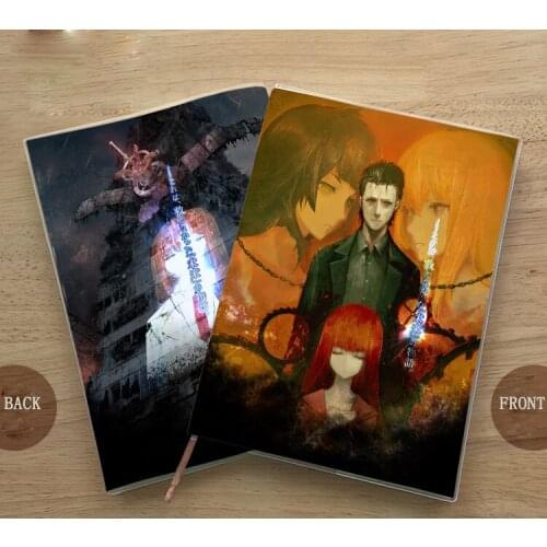 Anime Steins;Gate Makise Kurisu Okabe Rintarou Student notebook Eye protection Diary Notepad memorandum commemorate gift