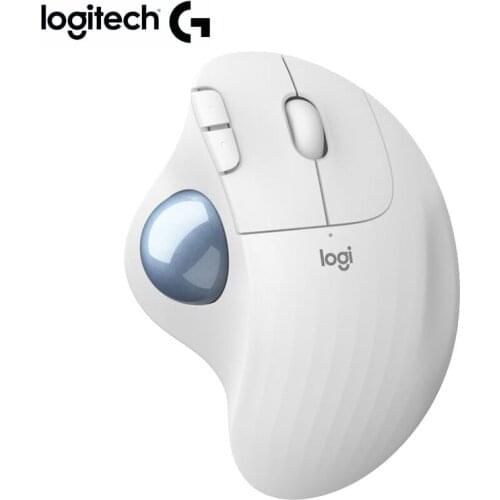Logitech ERGO M575 Bluetooth Wireless Mouse Trackball BT USB Receiver Mice for Laptop Tabletlet PC Windows macOS Home Office Use