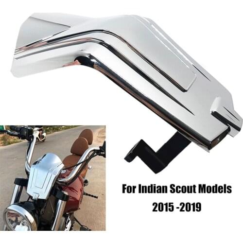For Indian Scout Models 2015 2016 2017 2018 2019 Motorcycle Triple Tree Control Wiring Cover Chrome Motorcycle Accessories