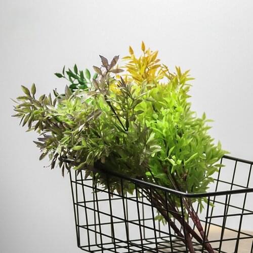 Two-forked Moss Grass Bundles Simulation Green Plants Outdoor Layout Greening Project Dining Room Home Living Room