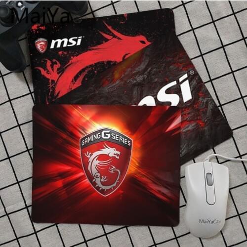 Maiya High Quality MSI Dragon Logo Computer Gaming Mousemats Top Selling Wholesale Gaming Pad mouse