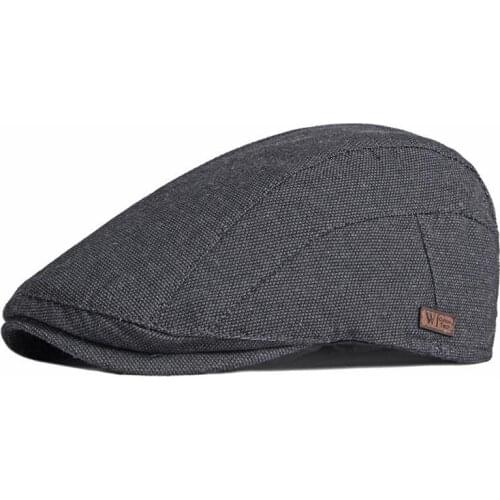 2021 Cotton Spring Summer fashion joker solid color Newsboy Caps Flat Peaked Cap Men and Women Painter Beret Hats 113