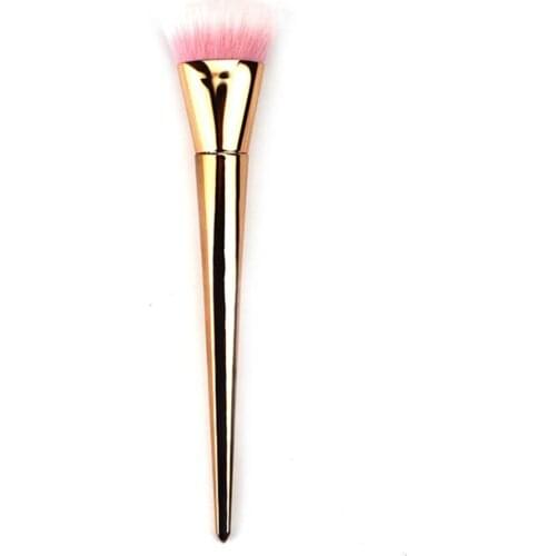 Makeup Brush Girl Skin Care ToolsFlat Head Makeup Brush Curved Silk Fiber Soft Hair Contour Brush Single