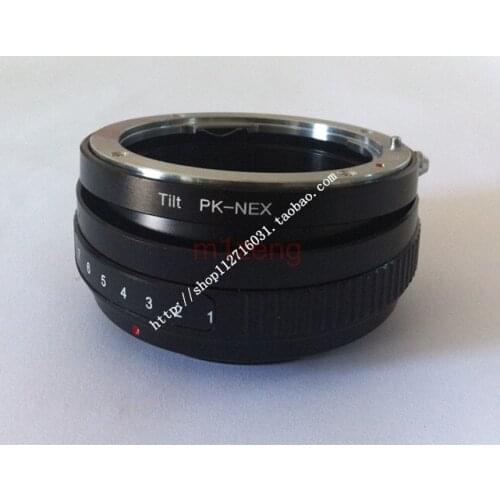 Tilt adapter ring for pentax pk lens to sony E mount nex NEX-3/5/6/7 A7 A7II A7r3 A7r4 A7s A6500 A5000 A6000 a6600 camera