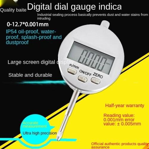 All Aluminum Shell High-precision 0.001mm Water-proof and Oil-proof Valve Assembly Test Dial Indicator