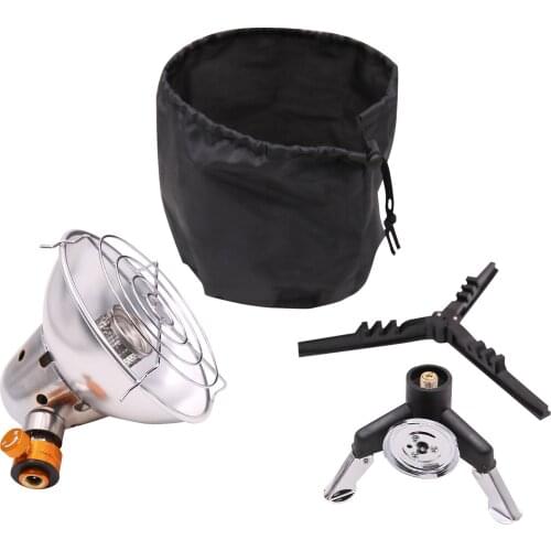 Portable Gas Heater Control Valve Gas Tank Holder Outdoor Camping Heating Stove with Support butane gas adapter Gas warmer