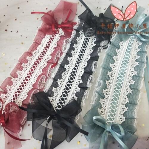 Lolita Hair Band Lace Bow KC Headdress Can Take a Angel Street Praise Angel