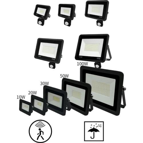 FloodLight Reflector Spotlight Exterior Reflector Lighting Outdoor Garden Yard Path Wall Landscape Lamp Black Lantern LED Light