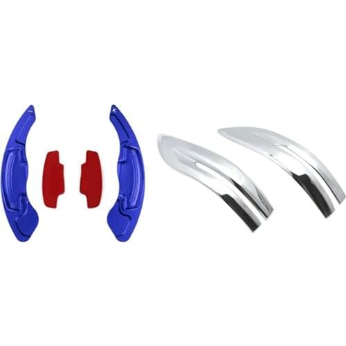 Steering Wheel Shifter Paddlers Extension with Side Rearview Mirror Stripe Cover ,for Honda CR-V 17-20,10Th Gen Civic