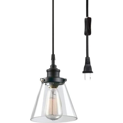 Style personalized retro rural industrial wind iron art living room stairway corridor bar bedside decorative lamp