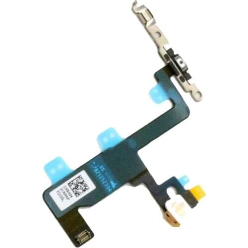10Pcs/lot Power Button Flex Cable With Metal Bracket for Apple iPhone 6/6 Plus/6S Plus