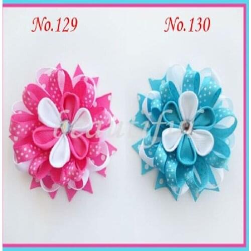 100 BLESSING Good Girl Boutique Modern Style A- Birds Nest Hair Bow Clip 200No