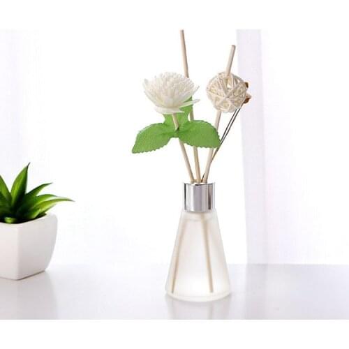 Free Shipping 50ml No Fire Aromatherapy Sanded Glass Bottles Aromatherapy Gift Box Sets Furnishing Articles Reed Diffuser