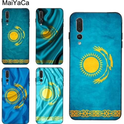 Kazakhstan Flag Case For Huawei P30 Pro P20 P40 Mate 20 Lite P Smart 2019 Nova 5T Honor 8A 8X 9X 10i 20