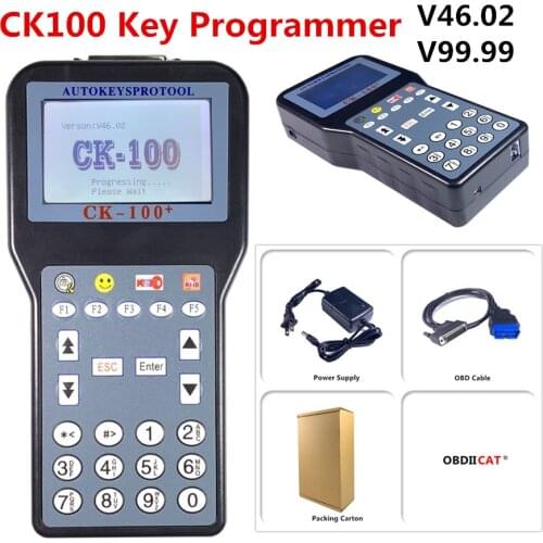 DHL Free Auto CK100 Key Programmer V46.02 V99.99 Newest Generation SBB CK100+ Key Maker CK-100 Professional Key Programmer