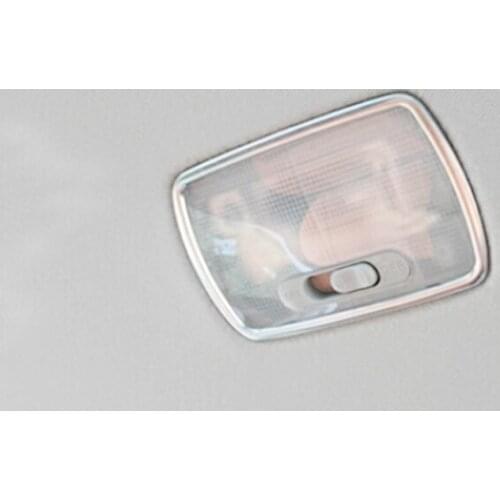 For Honda Civic 10th 2016 2017 2018 Stainless steel Car Rear reading Lampshade frame cover trim Car styling accessories