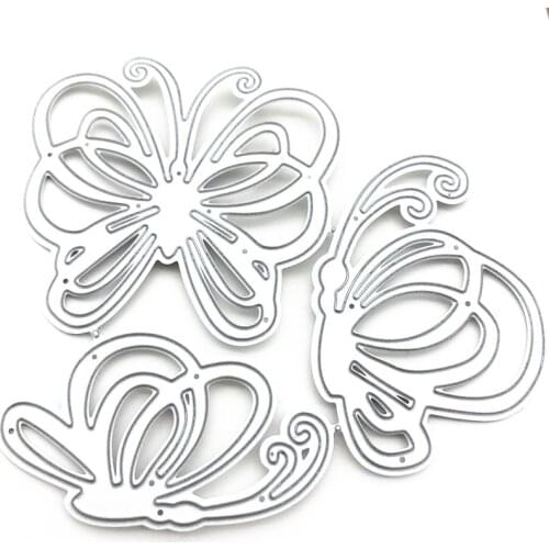 Beautiful Butterfly Three Different Decoration Metal Cutting Dies Scrapbooking Paper DIY Cards Crafts Embossing Dies New 2020