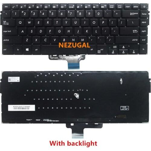 New US Laptop keyboard For ASUS VivoBook X510 X510U X510UA X510UN X510Q X510QA X510QR A510U F510U UK505B English