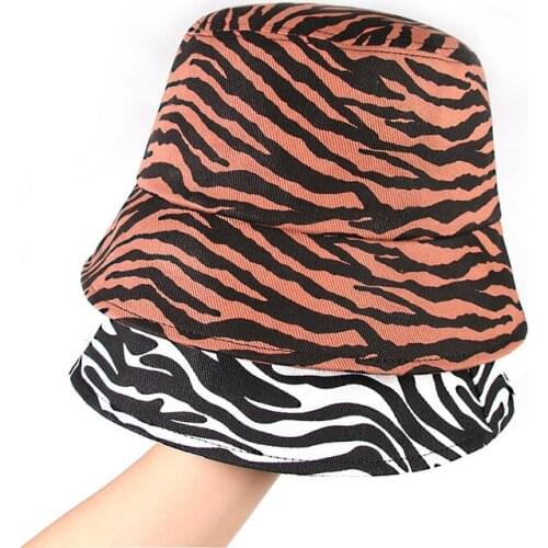 Cotton Stripe Bucket Hat Fisherman Hat Outdoor Travel Hat Sun Cap Hats for Men and Women 234