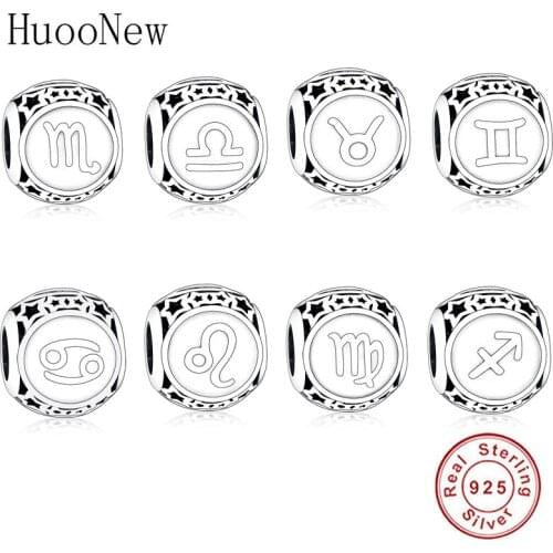 Fit Original Charm Bracelet DIY Jewelry Berloque 2019 Summer Newest 925 Sterling Silver Cute Constellation Charms Beads