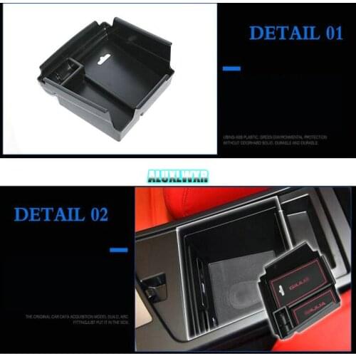 Car-styling Armrest Boxes The Central Content Box Store Content Box fit for Alfa Romeo Giulia 2017 2018 Car Accessories