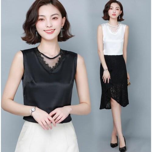 Женские шелковые майки Stinlicher China At AliExpress