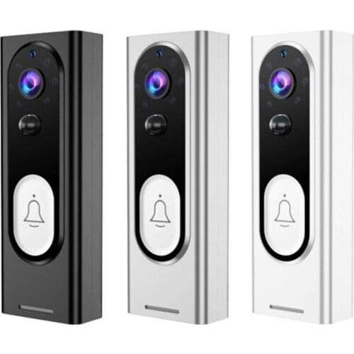 Wireless WiFi Video Doorbell with Chime, HD Video, Home Security Doorbell Camera with 2-Way Audio, Motion Detection, Wide Angle