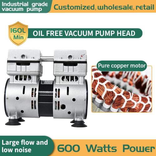 VN-180V High Quality Silent Oil Free Air Compressor Vacuum Pump