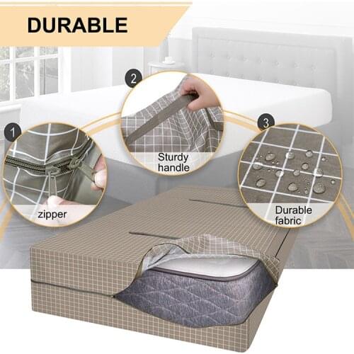 Mattress Bags Waterproof Zippered Mattress Cover For Moving Storage Moisture-proof Dust Cover Moving Home Storage pretty good