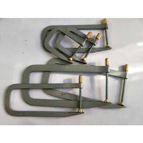 1 set Violin Bass Bar clamp luthier tools, violin making install repair tool 6pcs/set