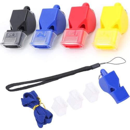 1Pcs Whistle Plastic Fox Soccer Football Basketball Hockey Baseball Sports Referee Whistle Survival Outdoor Like