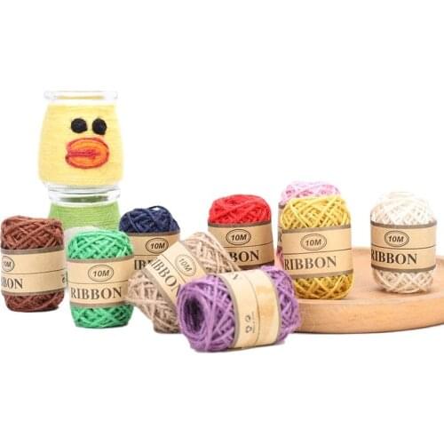 10 meters color DIY handmade crafts twine 1 mm wedding decoration tag line Christmas Halloween party