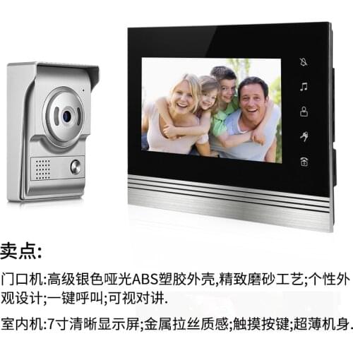7 Inch Rain-Proof Intercom Video Door Phone XSL-V70R-L