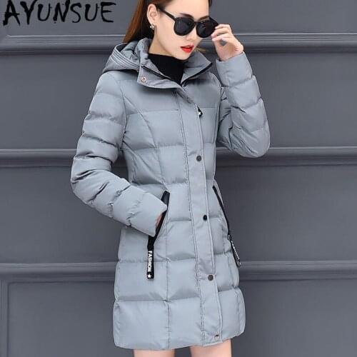 AYUNSUE Winter Jacket Women Down Cotton Parka Long Coat Plus Size Korean Thick Woman Coats and Jackets Parkas Mujer 2020 KJ779