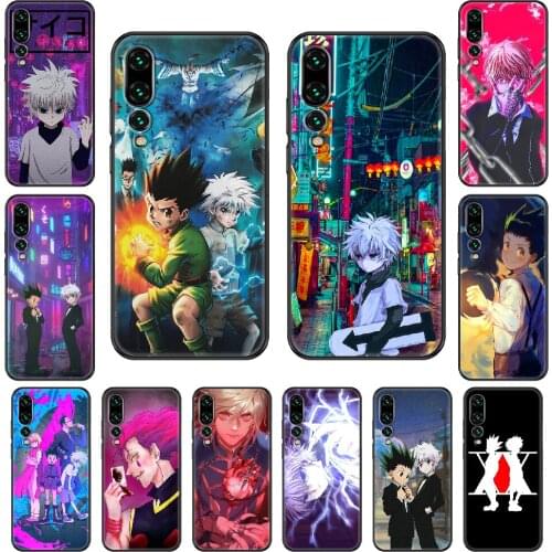 Anime Hunter x Hunters Phone case For Huawei P 8 10 20 30 Smart Plus 2019 Z Lite Pro 2017 2019 black fashion hoesjes painting