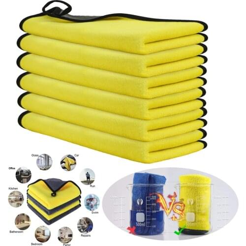 Microfiber Cleaning Cloths All-Purpose Softer Highly Absorbent, Lint Free - Streak Free Wash Cloth for House, Kitchen, Car, Wind