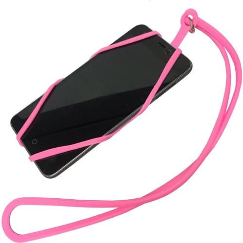 For Doogee Homtom Zoji Z33 Z11 Cover Silicone Elastic Universal Card Holder Neck Strap Phone Case For Homtom Zoji Z8 Z7 Z6
