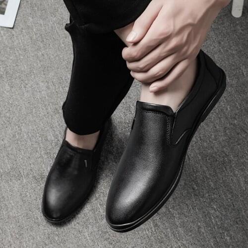 Informales hombre loafers sapato shoes hot 2020 fashion de leather man leisure stylish spring para mens casual high men mens