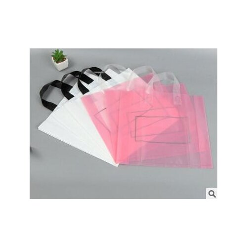 12Pcs Small Gift Bag With Handle Wedding Decoration Plastic Gift Bag For Jewelry Birthday Event Party Simple Shopping Handbags