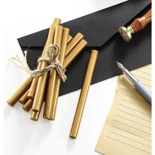 MLGB 15 Pcs Sealing Wax Sticks for Retro Vintage Wax Seal Stamp and Letter, Great for Wedding Invitations Cards Envelopes