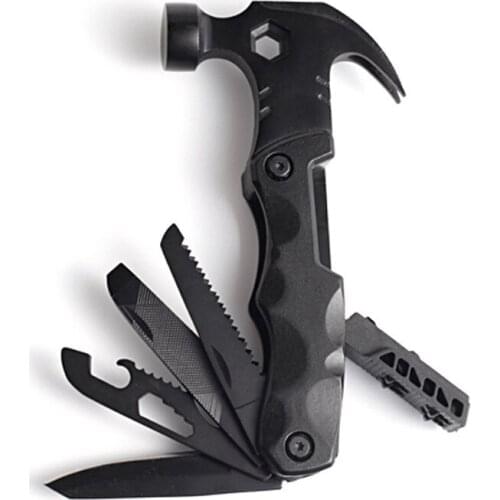 11-IN-1 Multi Function Pliers Hammer Knife Saw File and Screwdriver In One Camping Tools